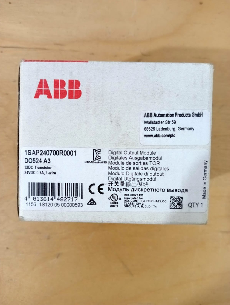 ABB DO524 A3 Digital output module 1SAP240700R0001