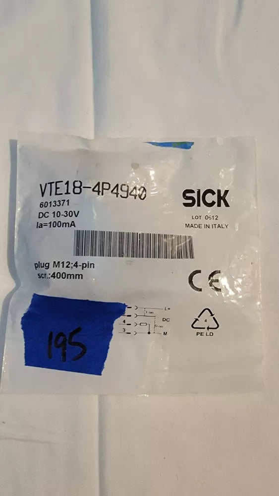 1PC New Sick VTE18-4P4940 Photoelectric Sensors VTE184P4940 DHL / UPS / FedEx