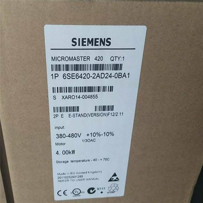 1PC Siemens 6SE6420-2AD24-0BA1 New In Box 6SE64202AD240BA1 Expedited Shipping DHL / UPS / FedEx