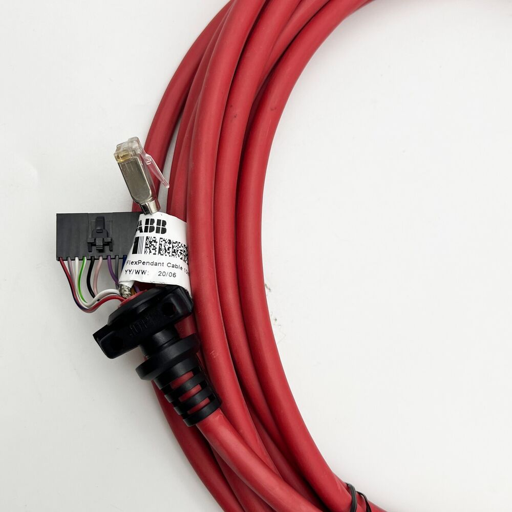 NEW ABB 3HAC031683-001 DSQC679 Robot Teach Pendant Cable Wires