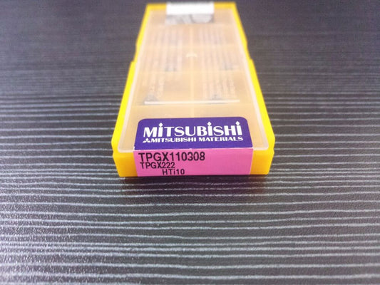 10PCS/Box MITSUBISHI TPGX110308 HTI10 Carbide Insert New In Box UPS / DHL / Fedex