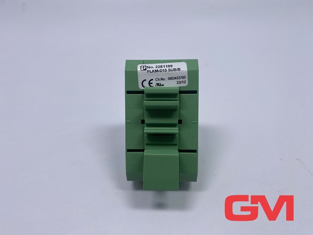Ve 4x Phoenix Contact Transfer Module Flkm-d15 sub /B Interface Module 2281199