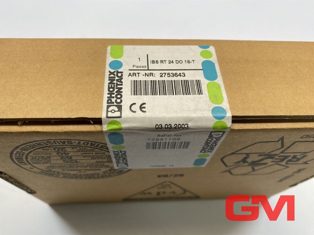 Phoenix Contact Ausgabemodul IBS RT 24 DO 16-T Output Module 2753643 Interbus