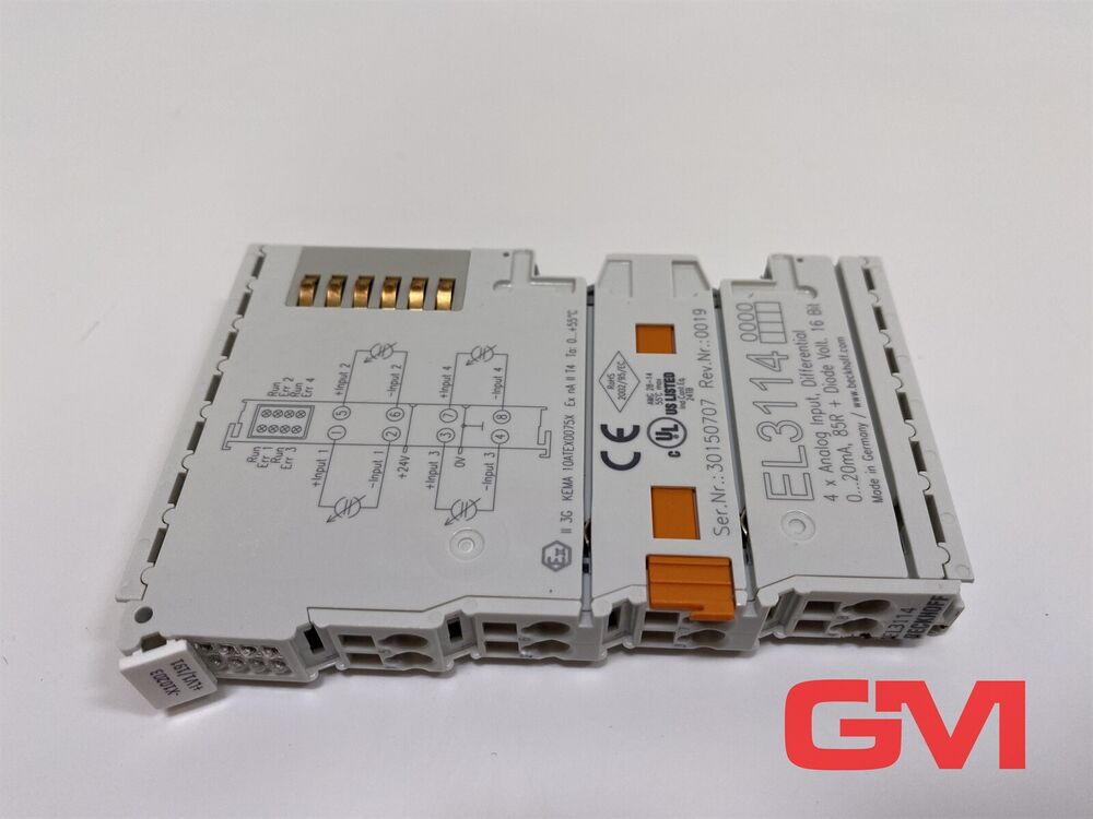 Beckhoff 4-channel analog input EL{3114} EtherCAT - Terminal EL 3114