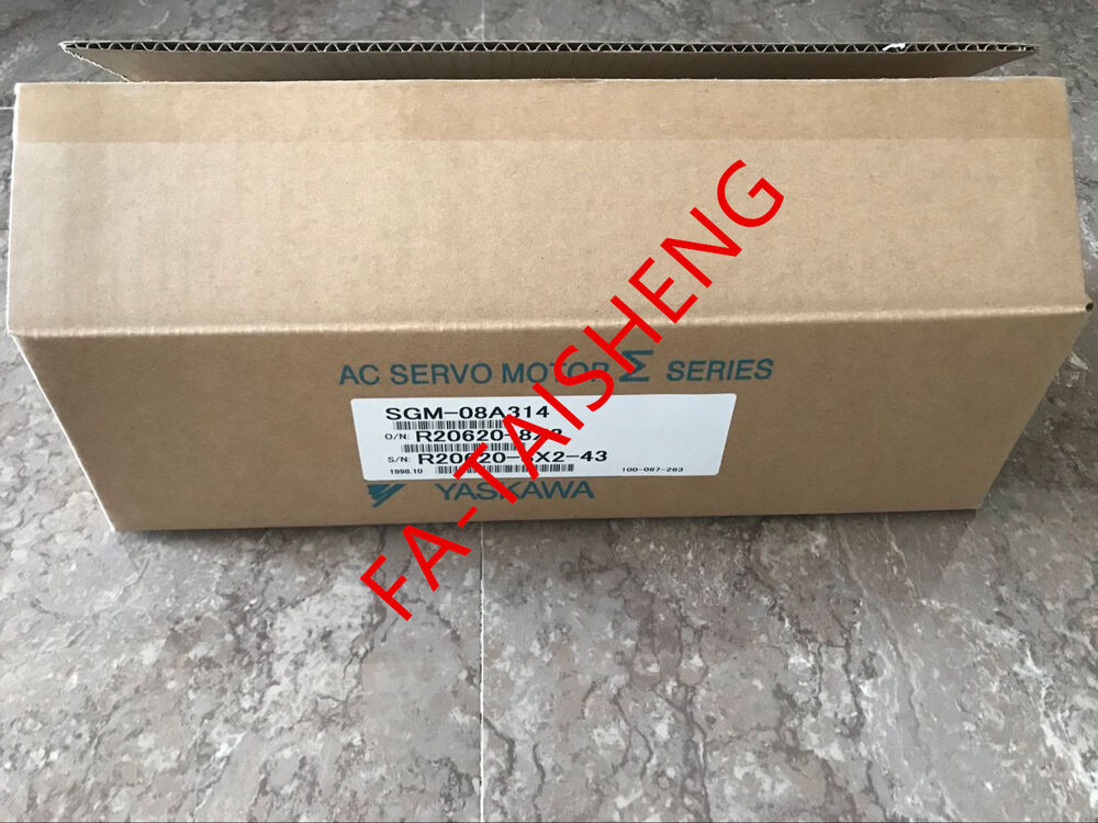 YASKAWA AC SERVO MOTOR SGM-08A314 NEW ORIGINAL FREE EXPEDITED SHIPPING DHL / UPS / FedEx