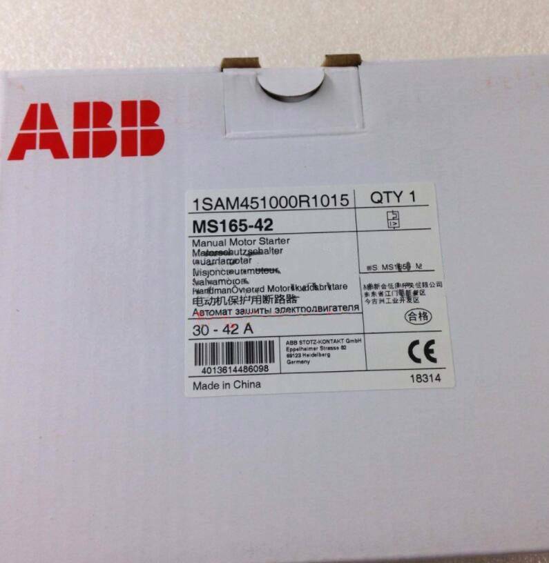 New One ABB MS165-42 Protection Circuit Breaker
