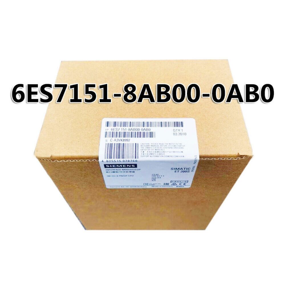 New Siemens 6ES7151-8AB00-0AB0 6ES7 151-8AB00-0AB0 DP IM151-8 PN/DP CPU f ET200S