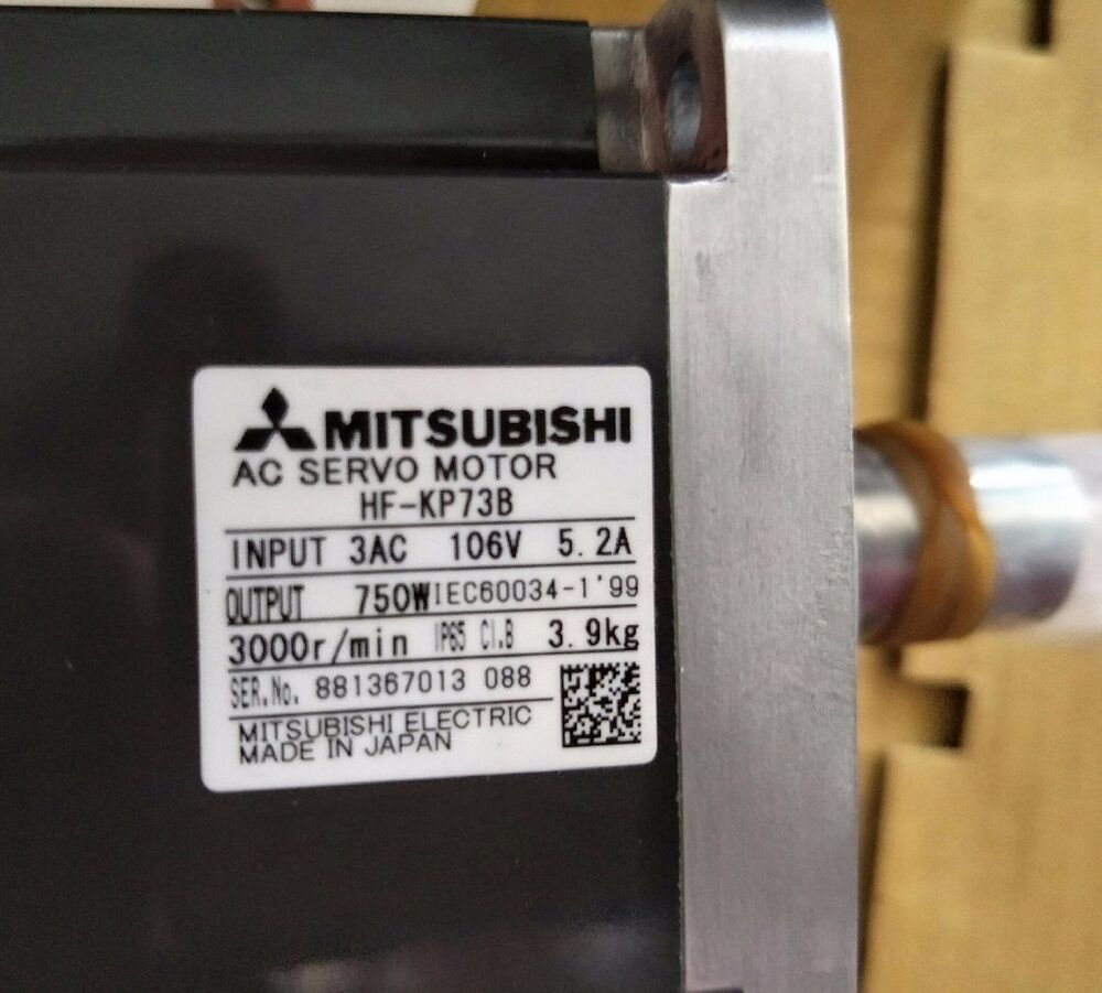 MITSUBISHI AC SERVO MOTOR HF-KP73B HFKP73B NEW ORIGINAL FREE EXPEDITED SHIPPING DHL / UPS / FedEX