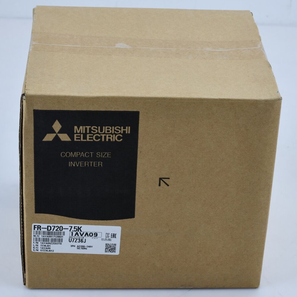 1PS Mitsubishi FR-D720-7.5K frequency converter in Box New Free Shipping UPS / DHL / FedEx