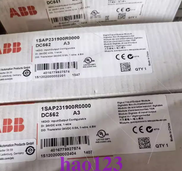 ABB DC562 1SAP231900R0000 Digital input/output module Brand New DHL/FedEx