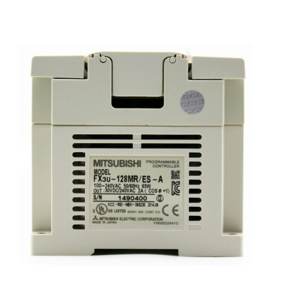 Mitsubishi Programmable Controller PLC FX3U-128MR/ES-A New in Box NIB Free Ship DHL / UPS / FedEx