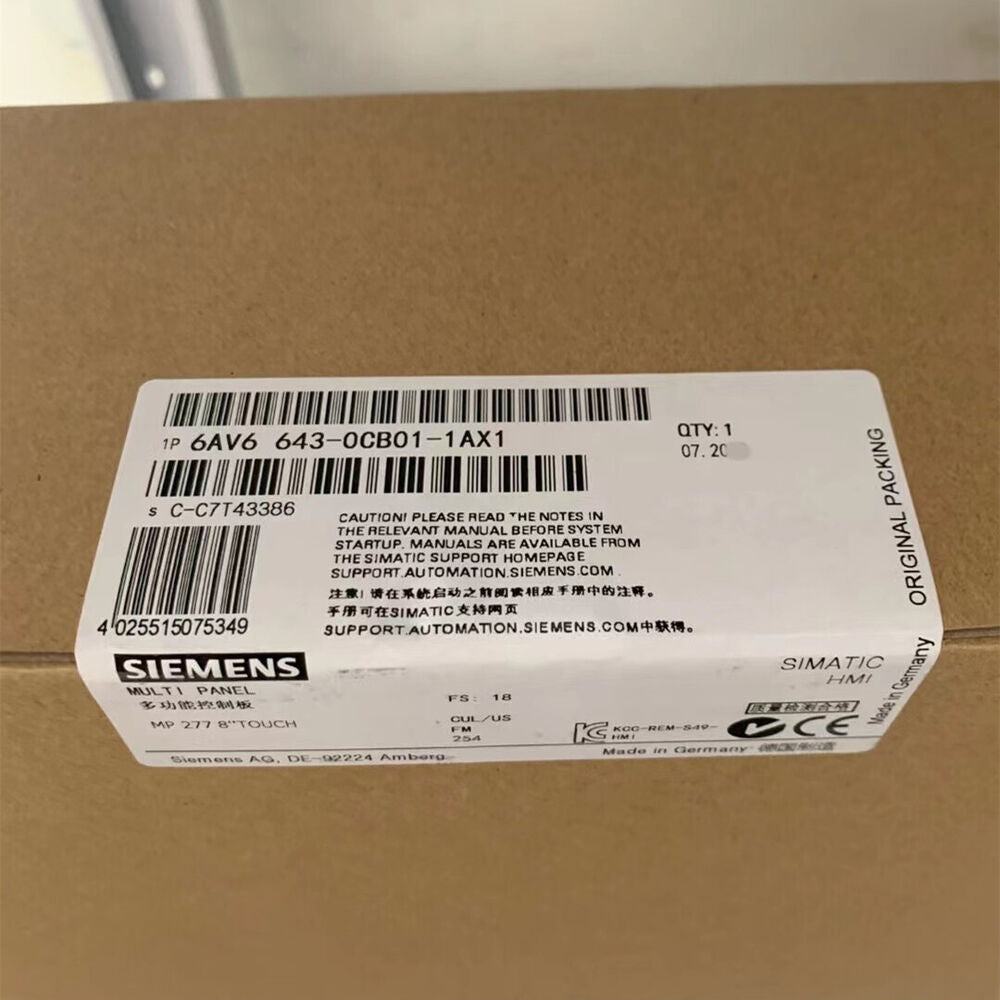 1 PCS New SIEMENS 6AV6643-0CB01-1AX1 6AV6 643-0CB01-1AX1 Expedited Shipping US