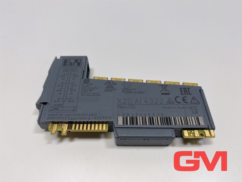 B&R Analog Input Module X20AI4322 Ai 4322 Revision D0