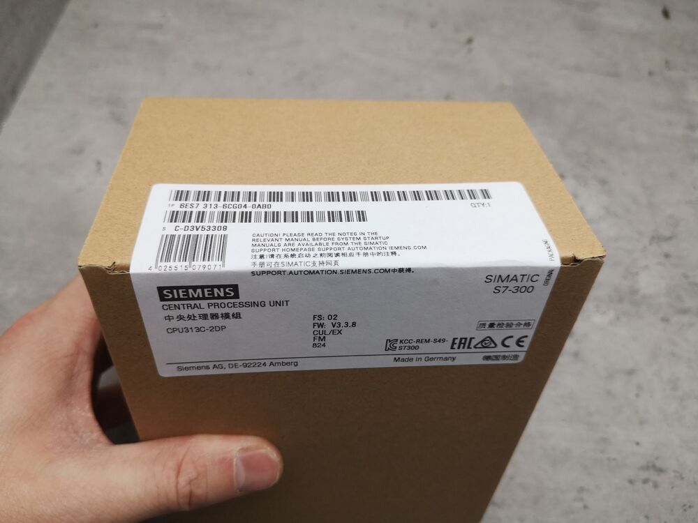 1PCS NEW Siemens 6ES7313-6CG04-0AB0 6ES7 313-6CG04-0AB0
