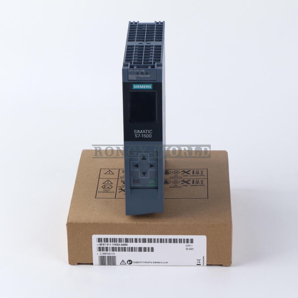 New Siemens S7-1500F, CPU 1511F-1 PN 6ES7511-1FK02-0AB0 6ES7 511-1FK02-0AB0