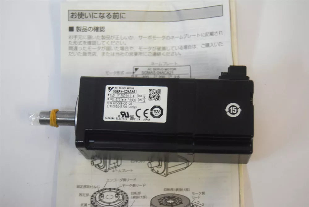 1PC New Yaskawa SGMAV-C2A3A61 Servo Motor Expedited Shipping SGMAVC2A3A61
