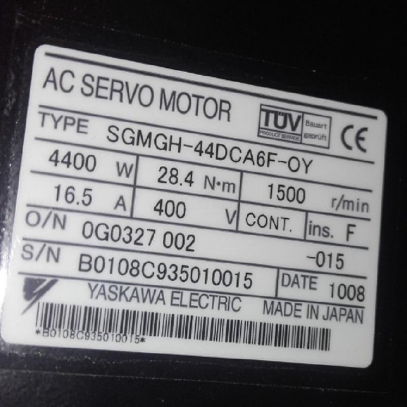 1PC New Yaskawa SGMGH-44DCA6F-OY Servo Motor Expedited Shipping