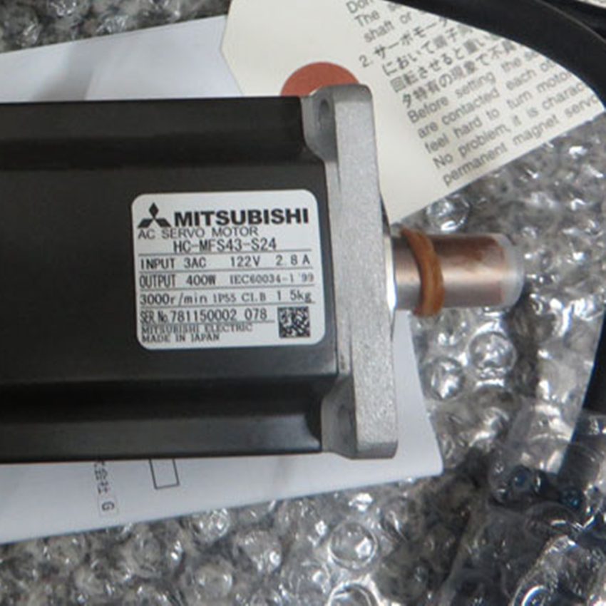 MITSUBISHI HC-MFS43-S24 AC SERVO MOTOR FREE EXPEDITED SHIPPING HCMFS43S24 DHL / UPS / FedEX