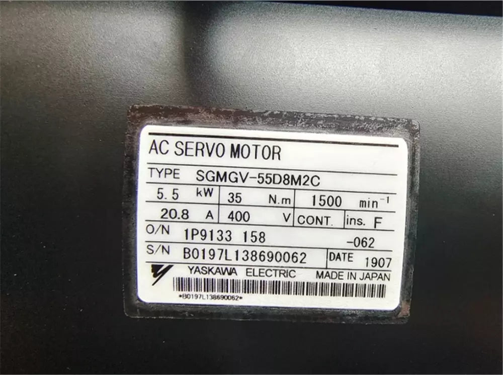 1PC New Yaskawa SGMGV-55D8M2C Servo Motor Expedited Shipping