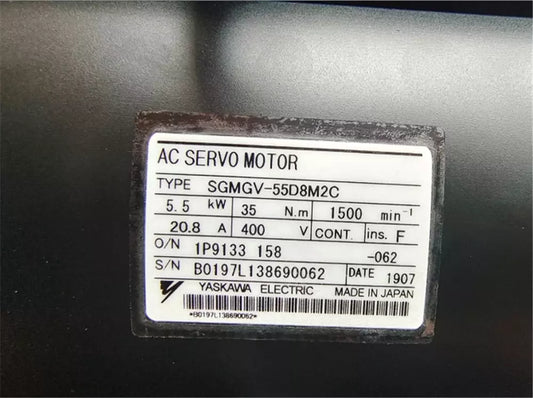 1PC New Yaskawa SGMGV-55D8M2C Servo Motor Expedited Shipping