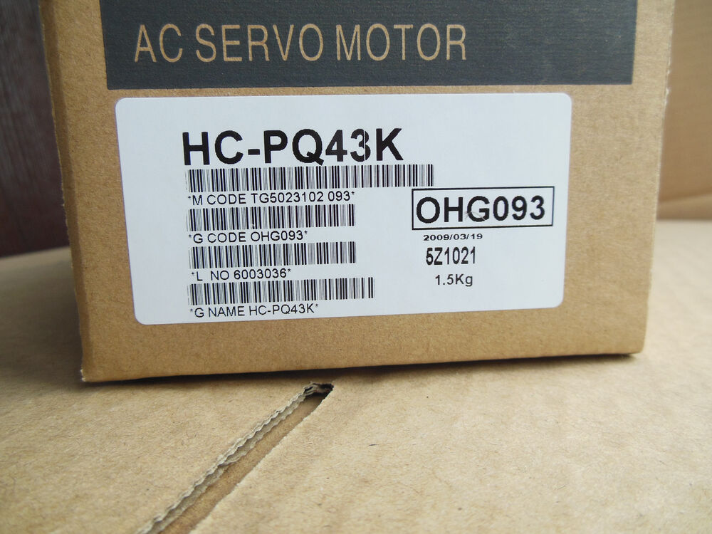 1PC MITSUBISHI HC-PQ43K Servo Motor HCPQ43K New In Box Expedited Shipping DHL / UPS / FedEX