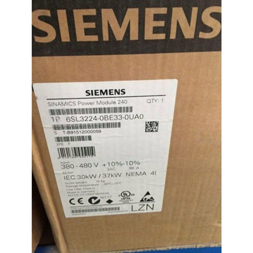 New Siemens G120 PM 240 Power Module 6SL3224-0BE33-0UA0 6SL3 224-0BE33-0UA0