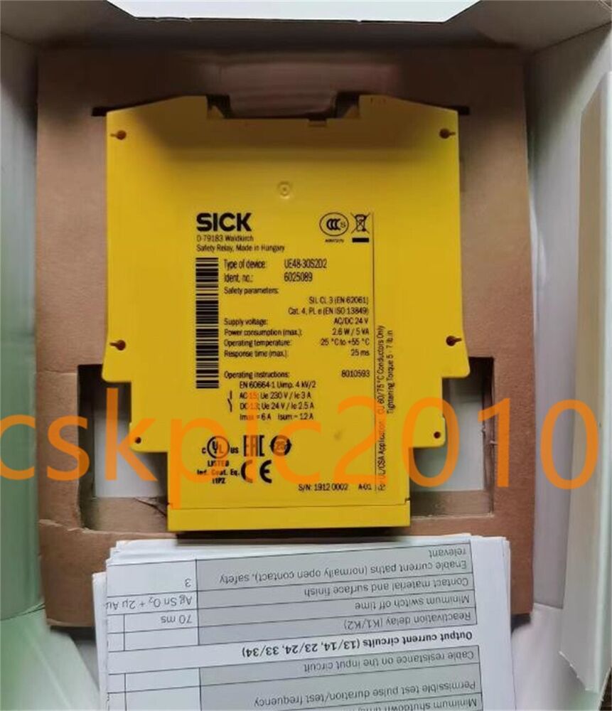 1 PCS NEW IN BOX SICK safety relays UE48-3OS2D2 6025089