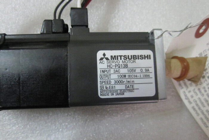 MITSUBISHI HC-PQ13B SERVO MOTOR HCPQ13B New In Box Expedited Shipping DHL / UPS / FedEx