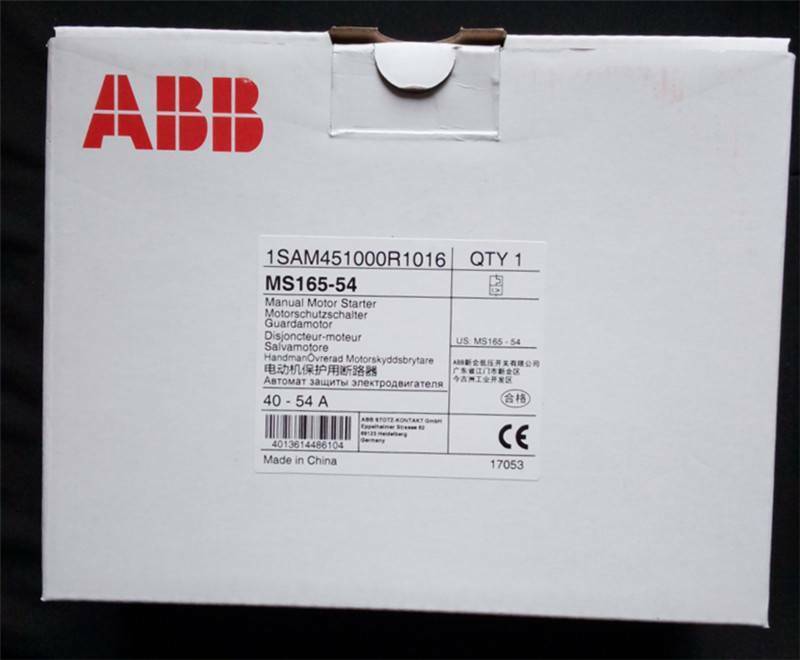 1PCS NEW ABB MS165-54 MS16554 Motor protection circuit breaker