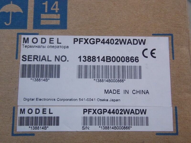 1PC NEW PROFACE TOUCH PANEL PFXGP4402WADW GP-4402WW EXPEDITED SHIPPING DHL / UPS / FedEx