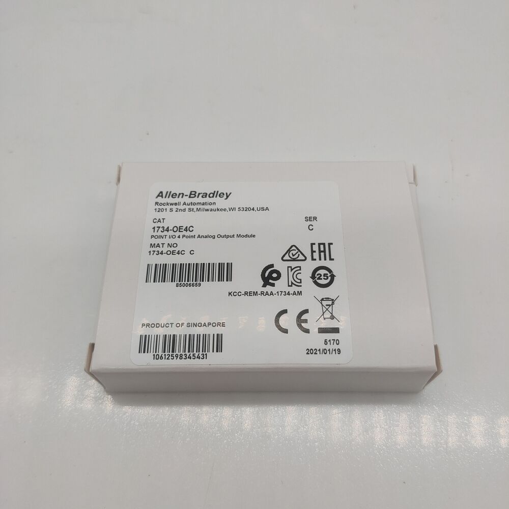 1PCS 1734-OE4C SerC Point I/O 4-Point Output Module New Sealed AB 1734OE4C DHL / UPS / FedEx
