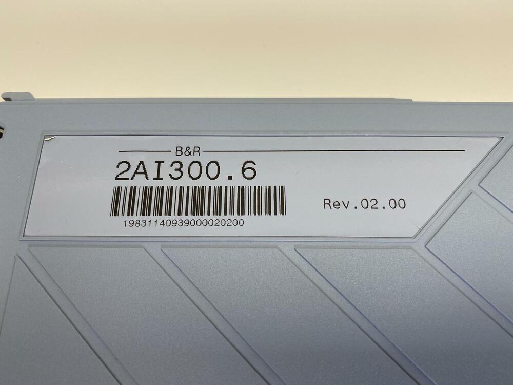 B&R Analog Input Module 2AI300.6 AI300 Revision 02.00