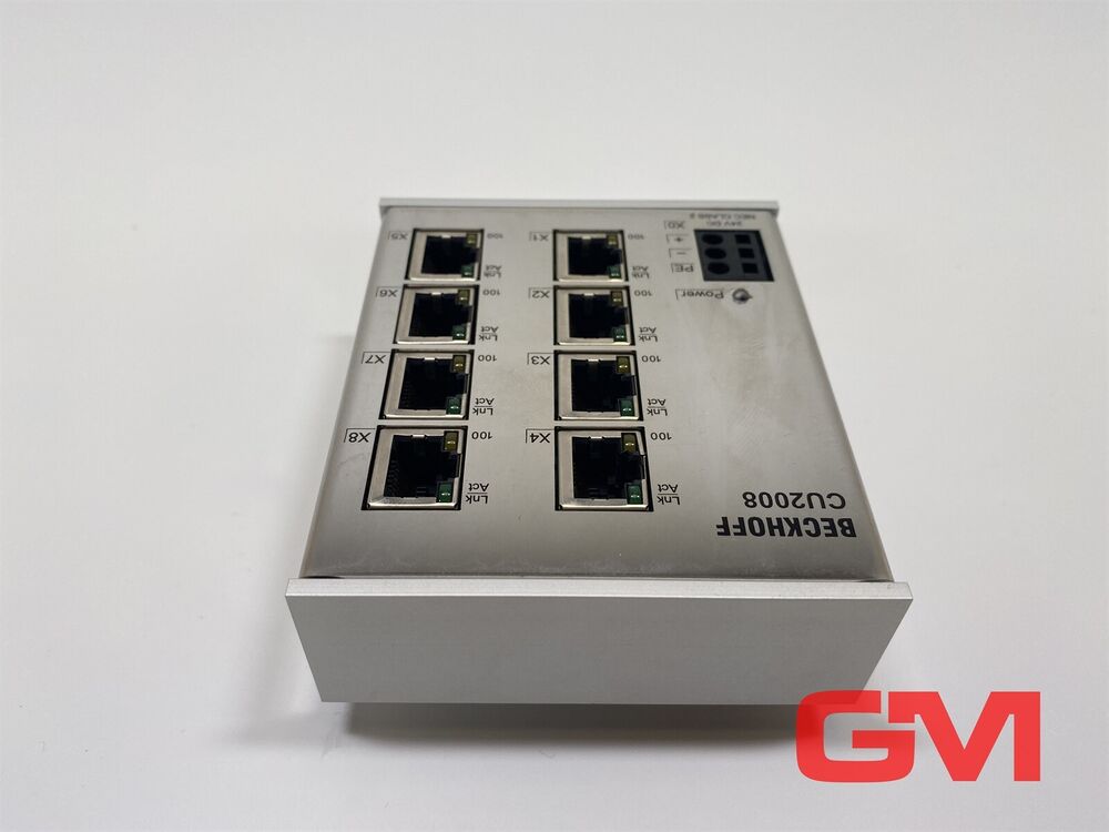 Beckhoff Ethernet Switch CU2008-0000 8 Ports Module Unit CU2008 Verteilermodul