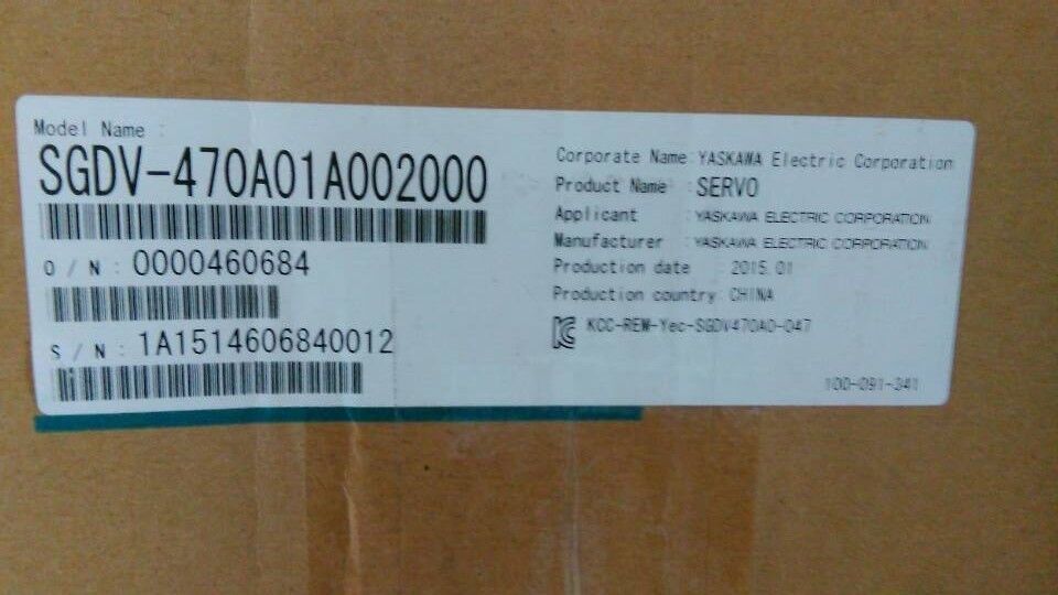 1PC Yaskawa SGDV-470A01A002000 Servo Driver New In Box Expedited Shipping DHL / UPS / FedEx