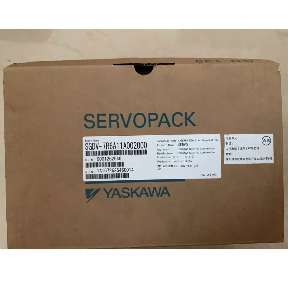 1PC New Yaskawa SGDV-7R6A11A002000 Servo Driver Expedited Shipping