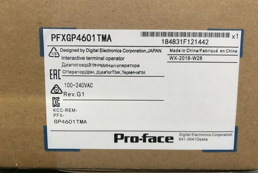 1PC New In Box Pro-face PFXGP4601TMA Touch Screen Expedited Shipping DHL / UPS / FedEx