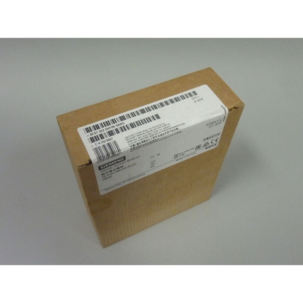 New Siemens 6ES7322-5HF00-0AB0 S7-300 Digital output SM 322 6ES7 322-5HF00-0AB0