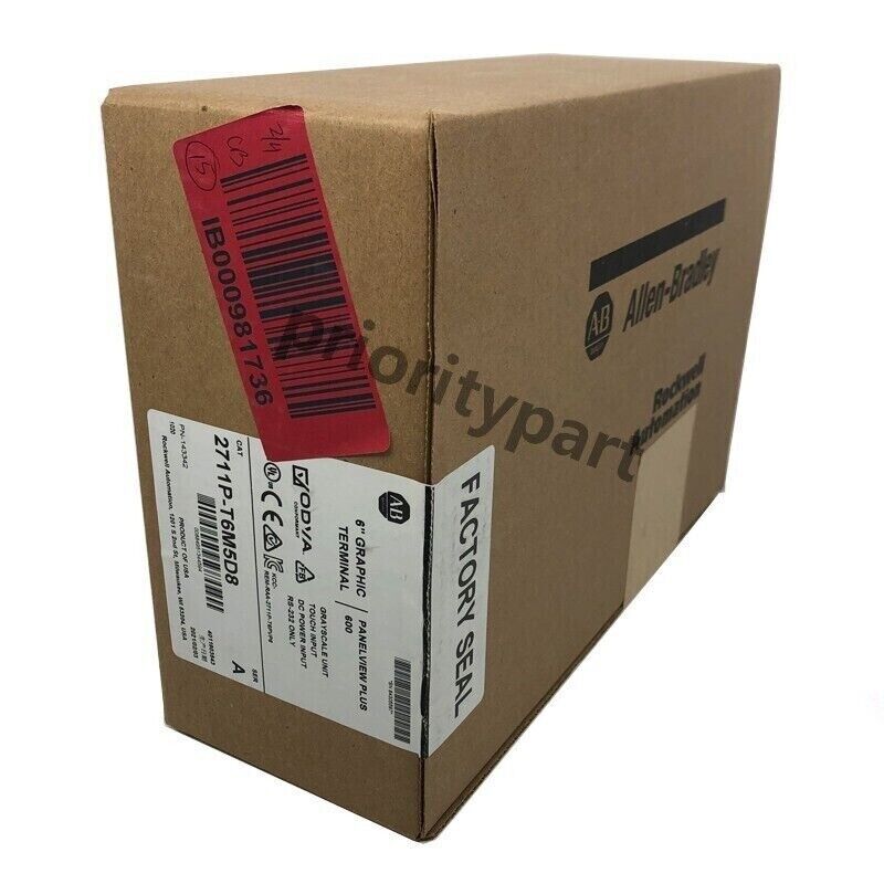 Factory Sealed Allen-Bradley 2711P-T6M5D8 /A PANELVIEW PLUS 600 Free Shipping DHL / UPS / FedEx