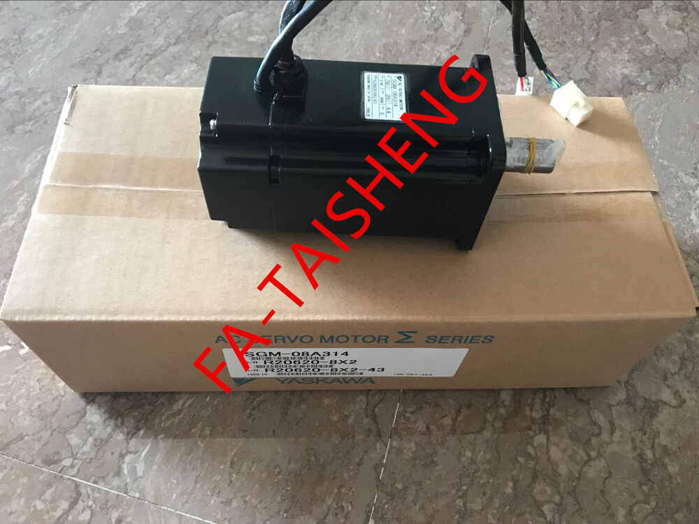YASKAWA AC SERVO MOTOR SGM-08A314 NEW ORIGINAL FREE EXPEDITED SHIPPING DHL / UPS / FedEx