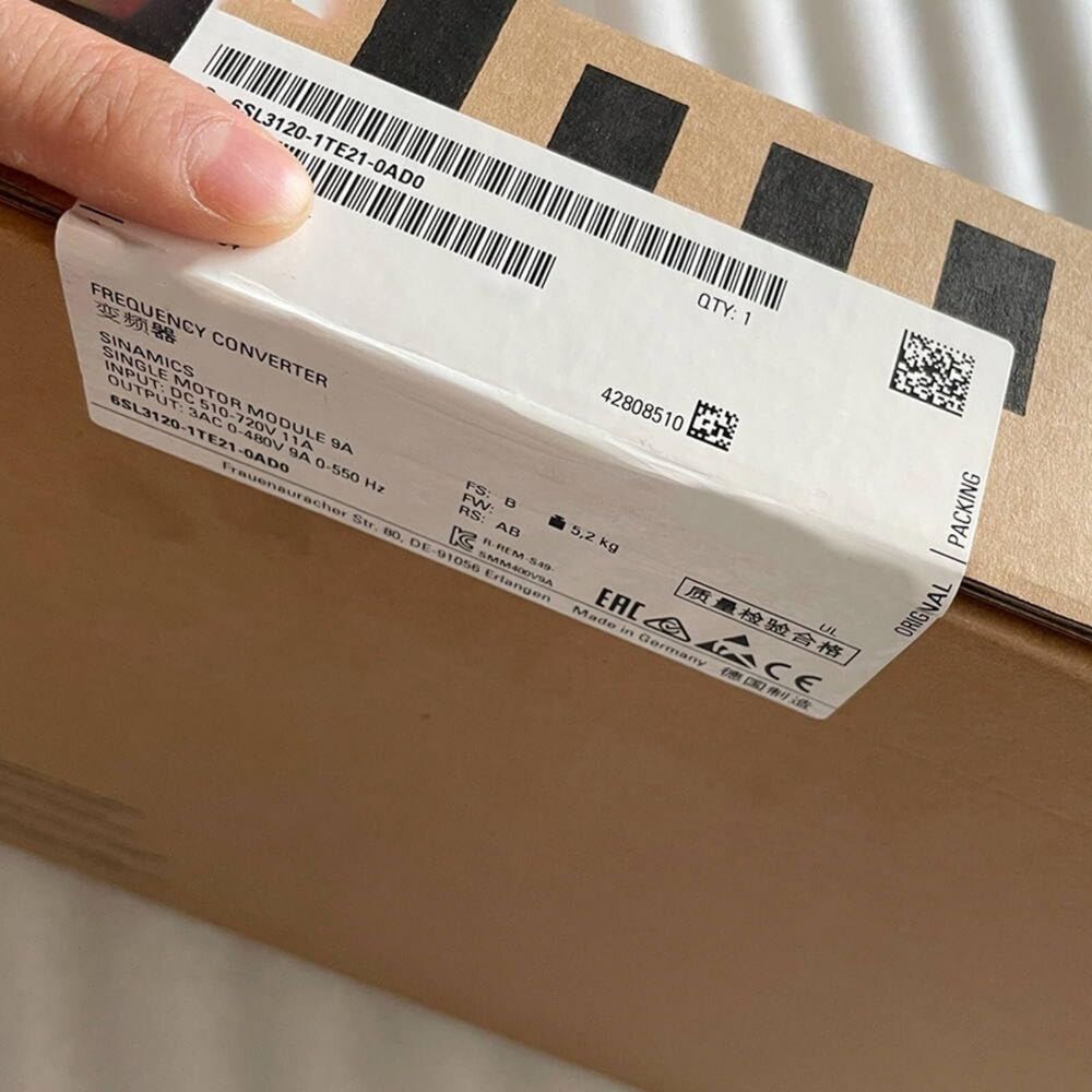 New SIEMENS 6SL3120-1TE21-0AD0 6SL31201TE230AC0 (12 Months Warranty) U