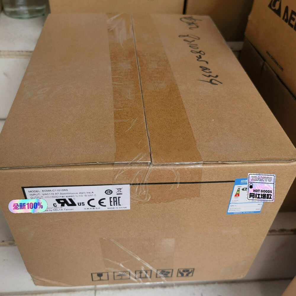 1PCS New Delta ECMA-C11010RS Servo Motor ECMAC11010RS Expedited Shipping UPS / DHL / Fedex