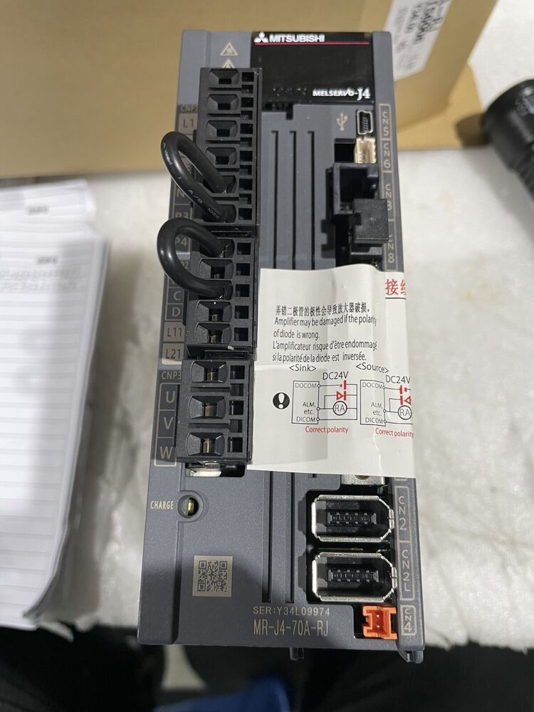 Mitsubishi Electric Servo Drive MR-J4-70A-RJ In stock Fast Shipping UPS / DHL / Fedex