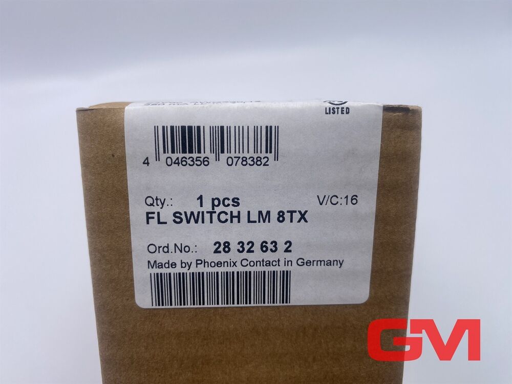 Phoenix Contact Network Distributor 2832632 Ethernet Switch FL SWITCH LM 8TX