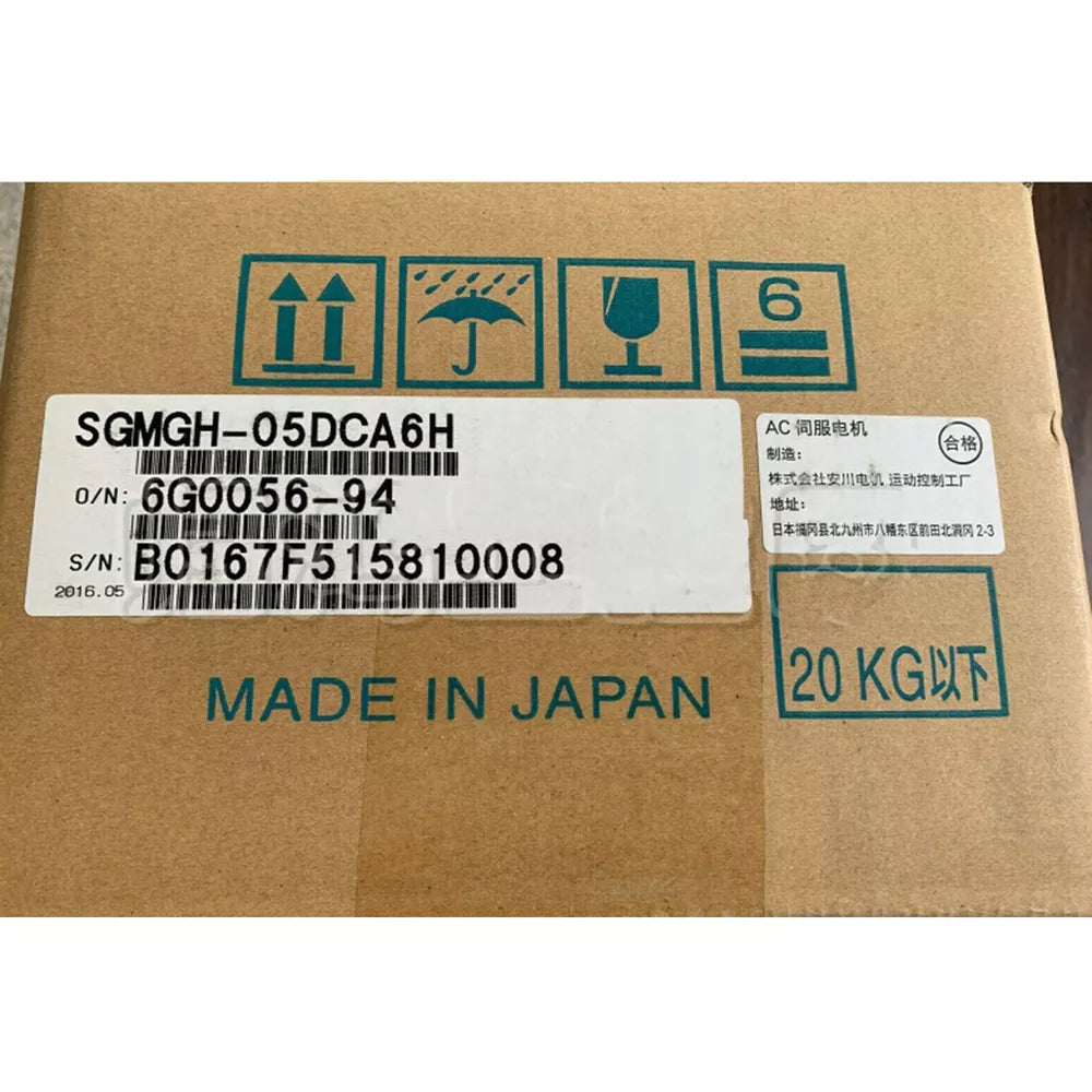 1PC New Yaskawa SGMGH-05DCA6H Servo Motor Expedited Shipping SGMGH05DCA6H