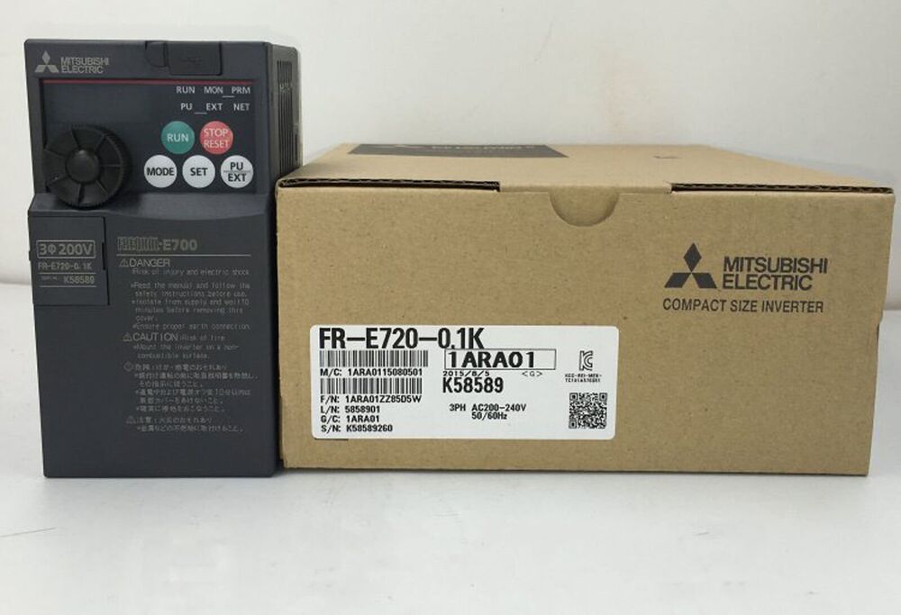Mitsubishi FR-E720-0.1K Inverter New One Expedited Shipping FRE7200.1K UPS / DHL / FedEx
