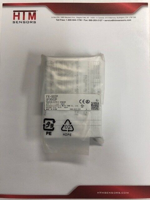 1PC New Panasonic SUNX FX-502P Photoelectric Sensor FX502P