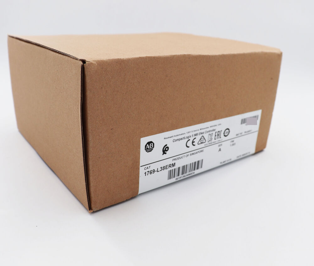 New Factory Sealed Allen-Bradley 1769-L38ERM CompactLogix 1769-L38ERM Surplus DHL / UPS / FedEx