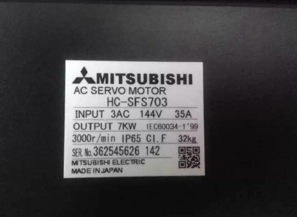 NEW MITSUBISHI HC-SFS703 Servo Motor  UPS / DHL / Fedex