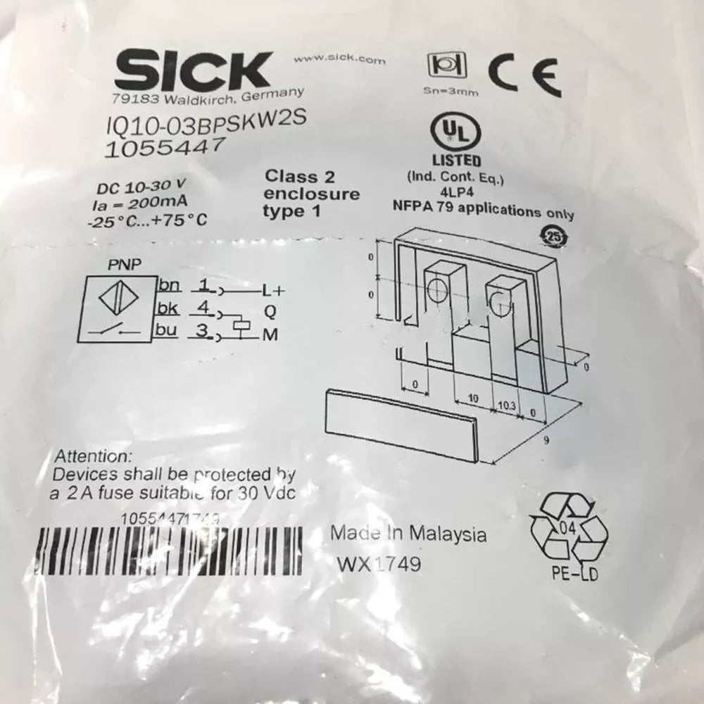 1PC New Sick IQ10-03BPSKW2S Sensor Free Shipping DHL / UPS / FedEx