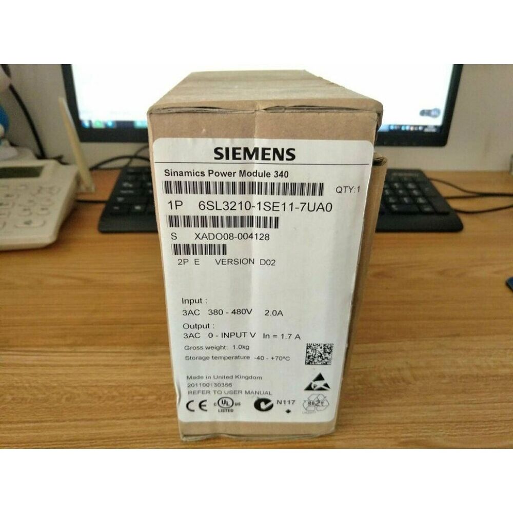 New Siemens 6SL3210-1SE11-7UA0 6SL32101SE117UA0 converter Power Module PM340